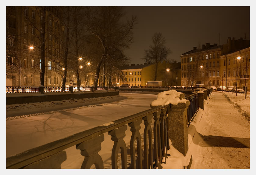 Санкт Петербург зима